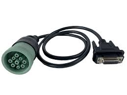 Deutsch 9 pin type 2 green (V9) diagnostics cable